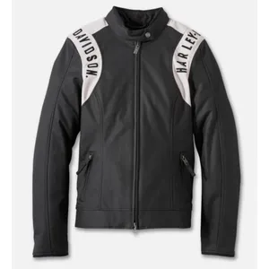 Harley-Davidson Imprint 120th Anniversary Riding Jacket Black Gray Women’s XL thumbnail 14
