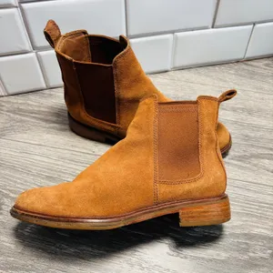 Clarks Clarksdale Arlo Dark Tan Suede Boots for Women Brown Ankle Booties 7M‎ thumbnail 6
