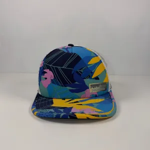 Patagonia Duckbill Hat Hawaiian Aloha Tropical Floral Mesh Trucker Cap EUC thumbnail 2