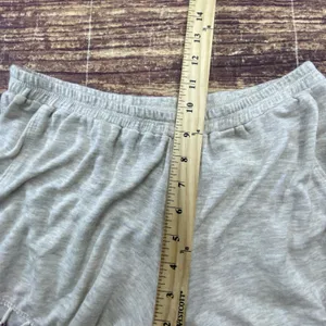Lazy Sunday Womens Cozy Cream Elastic Waist Cozy Lounge Booty Shorts Small thumbnail 6