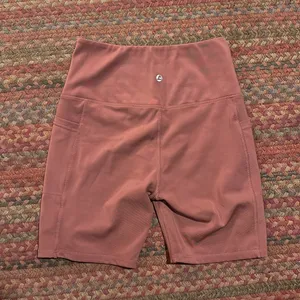 Legend Active Dusty Rose Pink Bike Shorts With Pockets thumbnail 3