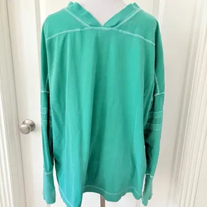 Free Movement Green Long Sleeve Top Medium thumbnail 4