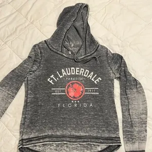US apparel size small long sleeve distressed Fort Lauderdale hoodie GUC thumbnail 2