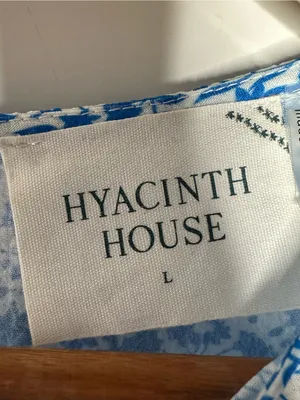 Tuckernuck Hyacinth House Blue Ditsy Floral Puff Sleeve Mini Dress Large thumbnail 10