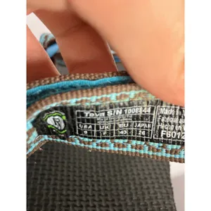Teva Flatform Universal Sandals Women 9 Blue Good Platform snake Pattern Strappy thumbnail 9