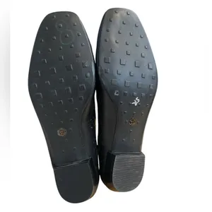 a.n.a Navy Leather Cap Toe Loafers thumbnail 5