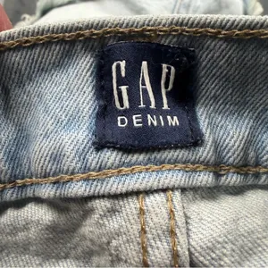 GAP Light Blue Distressed Frayed Hem Cutoff Denim Jean Shorts Womens Size Casual thumbnail 3