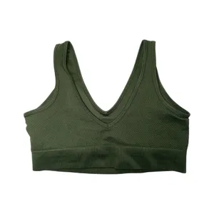 Maurices True Stretch Directional Ribbed Bralette Olive Green thumbnail 4
