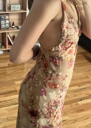 Bobbles and Lace floral dress thumbnail 3