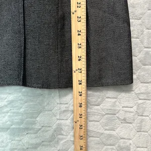 Express Women Tailored 3/4 Button Blazer Jacket Gray Stretch Lined Office Chic thumbnail 8