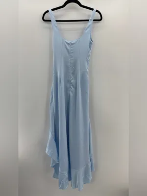More To Come Phoebe Ruffle Maxi Dress in Baby Blue thumbnail 5