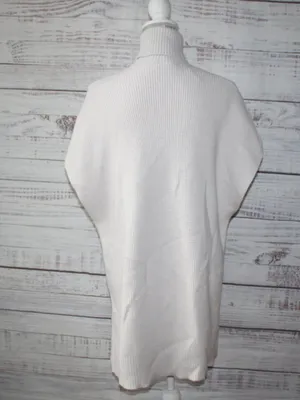 Zara turtleneck Oversized Knit Vest Dress Size Small thumbnail 5