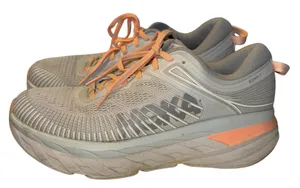 Size 9.5D - Hoka One One HOKA Bondi 7 Harbor Mist Sharkskin Women's Sneakers thumbnail 1