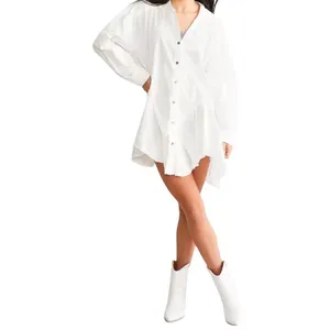 FREE PEOPLE We The Free - Freya Poplin Tunic timeless relaxed fit size S thumbnail 11
