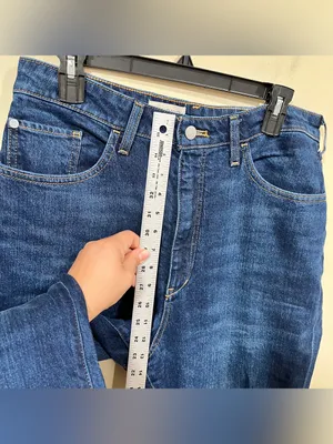 Anthropologie Pilcro The Austyn High Rise Cuffed Wide Leg Jeans Size 30 TALL thumbnail 6