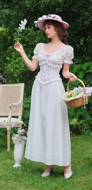 Lacemade Purple Taro Love corset dress Size Small thumbnail 1