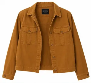 Sanctuary Women's Rust Button-Front Utility Jacket Size Medium thumbnail 1