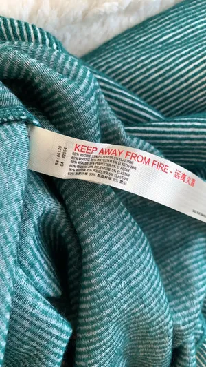 Free People Movement green striped soft top thumbnail 7