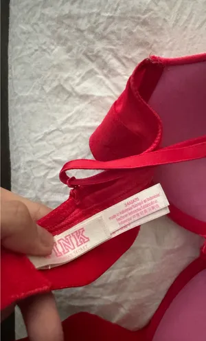 PINK - Victoria's Secret Red push up bra thumbnail 4