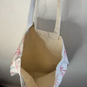NWOT: Gorjana Palm Tree Prince Canvas Tote Bag thumbnail 7