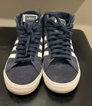 Adidas Navy Blue Hightops thumbnail 1