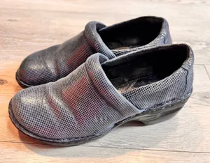 BOC Comfort Clogs Slip On Shoes Work Casual Everyday Blue Gray‎ 8.5 thumbnail 1