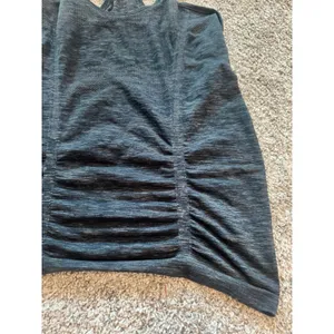 Athleta‎ Fastest Track Racerback Tank Small Space Dye Ruched 489382 Gripper Hem thumbnail 3