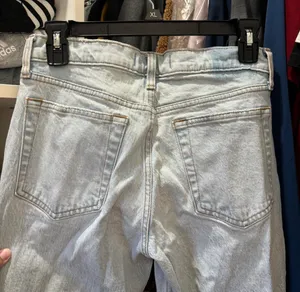 Abercrombie Mid Rise Straight Jean In Color Super Light thumbnail 4