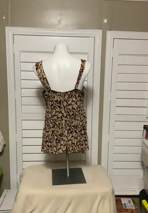 Blouse Brown Size L thumbnail 3