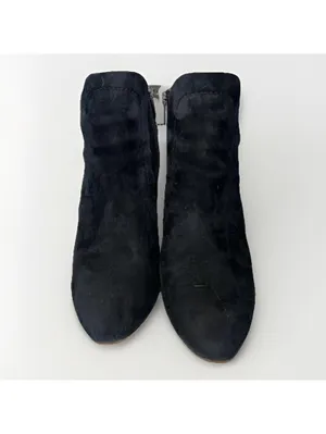 Vince Camuto Womens Suede Closed Toe Ankle Fashion Black Size 8M/ 38 1/2 thumbnail 2
