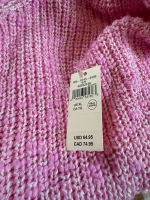 NWT Aerie Hits The Spot Mockneck Sweater in Raspberry Peak 100% Cotton thumbnail 6