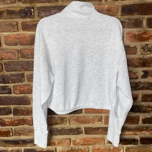 Velocity Heathered Gray Scuba Spencer 1/2 Half Zip Sweatshirt Women's Size Large thumbnail 6