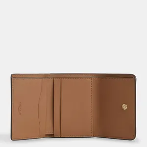Coach Card Holder Wallet In Signature Canvas with Floral Print thumbnail 8