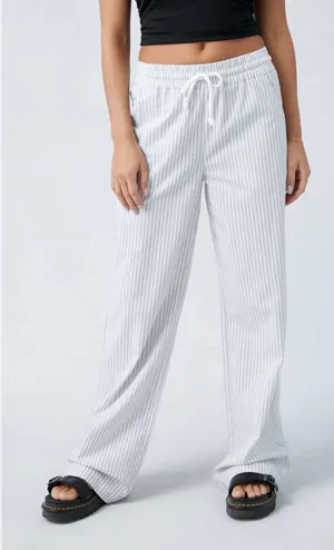 PacSun Linen Pants Striped thumbnail 1