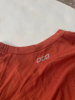 Lorna Jane Active Comfort Seamless Long Sleeve Top in Rust Orange Large $100 thumbnail 7