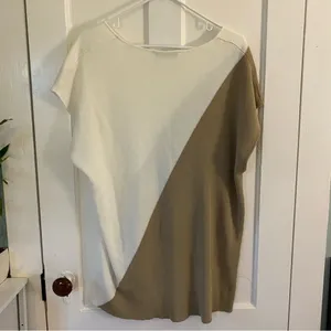 Zara Gold and White Tunic‎ thumbnail 4