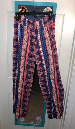 Pink republic Flowy Pants thumbnail 1