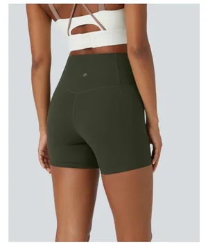 Halara UltraSculpt™ High Waisted Tummy Control Side Pocket Shaping Training Biker Shorts 5' thumbnail 2