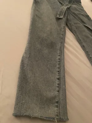Abercrombie & Fitch Ultra High-Rise Tie-Waist Jeans 32/14 thumbnail 4