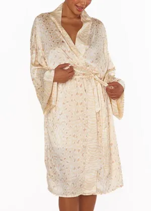 NWT SHOW ME YOUR MUMU The Harlow Robe in Animal Print thumbnail 5