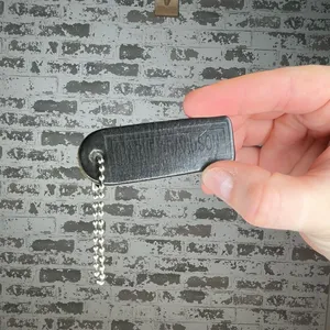 Harley Davidson | leather stamped tag Black thumbnail 5