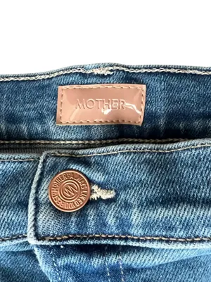 Mother Denim Women’s The Mid Rise Rambler Zip Ankle Jeans Out Of The Blue Sz 32 thumbnail 4