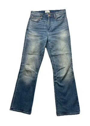 Pistola Ally High Rise Ankle Bootcut Jeans Womens 27 Distressed Blue Organic Cot thumbnail 1