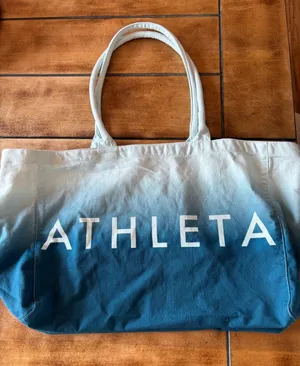 Athleta Ombre Canvas Tote Bag thumbnail 1