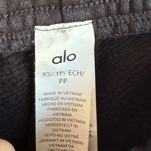 ALO Yoga Black High-Waist Jogger Sweatpants Accolade thumbnail 7