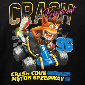 Crash Bandicoot Motor Speedway Retro Video Game T-Shirt XL. thumbnail 3