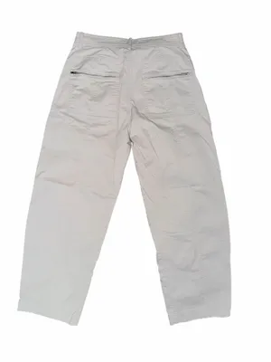 Abercrombie & Fitch Beige Cargo Pants Twill Cotton Pockets High Rise Utility thumbnail 3