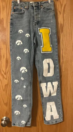 Iowa Hawkeyes jeans Blue Size 25 thumbnail 1