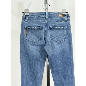 Paige Premium Denim Lou Lou Flare Jeans Light Blue Low Rise Women’s Size 24 thumbnail 6
