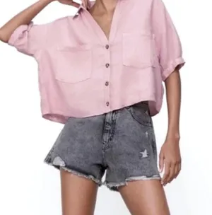 Pink ZARA Button Shirt thumbnail 1